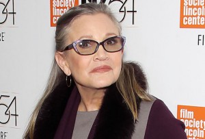 Mandatory Credit: Photo by Marion Curtis/StarPix/REX/Shutterstock (6196713x) Carrie Fisher with Dog Gary 54th New York Film Festival Screening of HBO's Documentary 'Bright Lights', USA - 10 Oct 2016